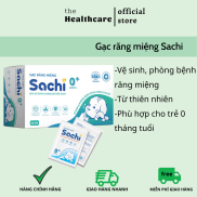 Gạc rơ lưỡi Sachi gạc vệ sinh răng miệng cho bé hộp 30 gói