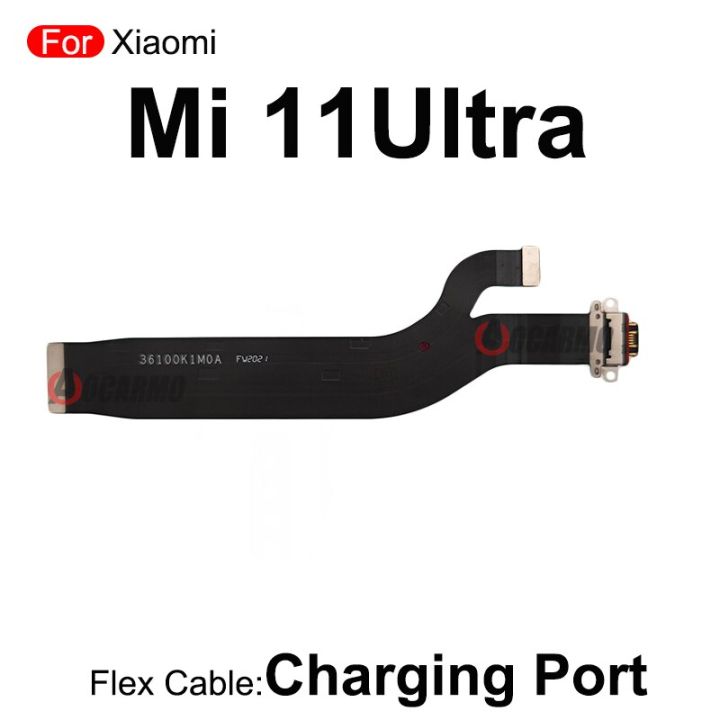 สำหรับ11-pro-11-ultra-mi-11pro-ที่ชาร์จ-usb-ดั้งเดิมพอร์ตแท่นชาร์จอะไหล่สายเคเบิลยืดหยุ่น