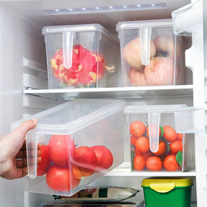 Transparent Container Storage For Refrigerator Fresh-keeping Box 