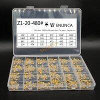 24valuesx20pcs 480pcs Monolithic Ceramic Capacitor 10pF 10uFceramic capacitor Assorted Kit BOX