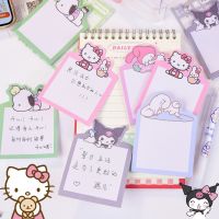 ◈✶ 6pcs Sanrio Kawaii Pochacco Note Book Hello Kitty My Melody Student Stationery Cartoon Hand Account Index Paper Message Note