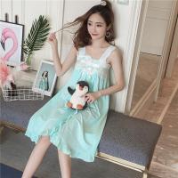 [COD] Nightdress female summer can be worn outside sexy sling cute pajamas 2022 new nightgown dress white