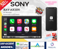 สินค้าใหม่ จอติดรถยนต์ SONY XAV-AX3200 ของแท้100% โซนี่  วิทยุติดรถยนต์  มีบลูทูธ จอ2DIN 6.95นิ้ว เชื่อมต่อ Android หรือ iOS รองรับ Apple CarPlay /Android Auto/Weplink