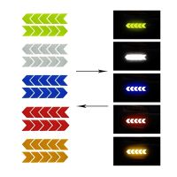 bklnlk☌✓๑  10Pcs  Reflective Sticker Car Motorcycle Decal Safety Cycling Tape Accessories