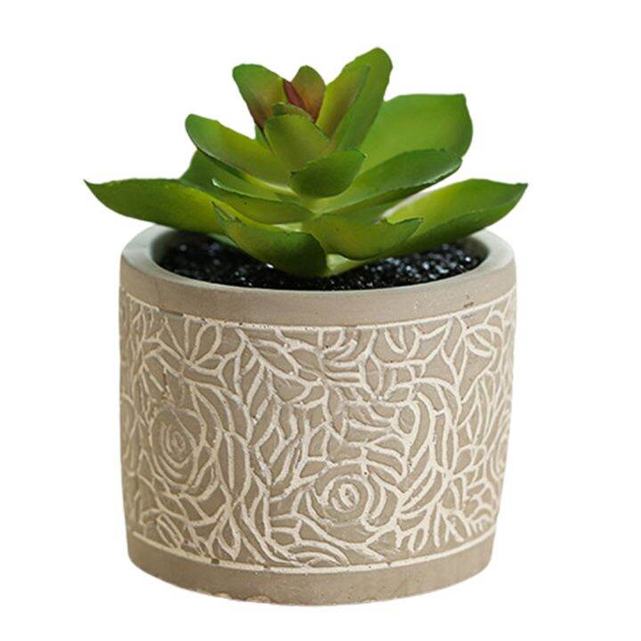 Artificial Plants 1 Set Fake Plants Realistic Easy to Maintain Plastic