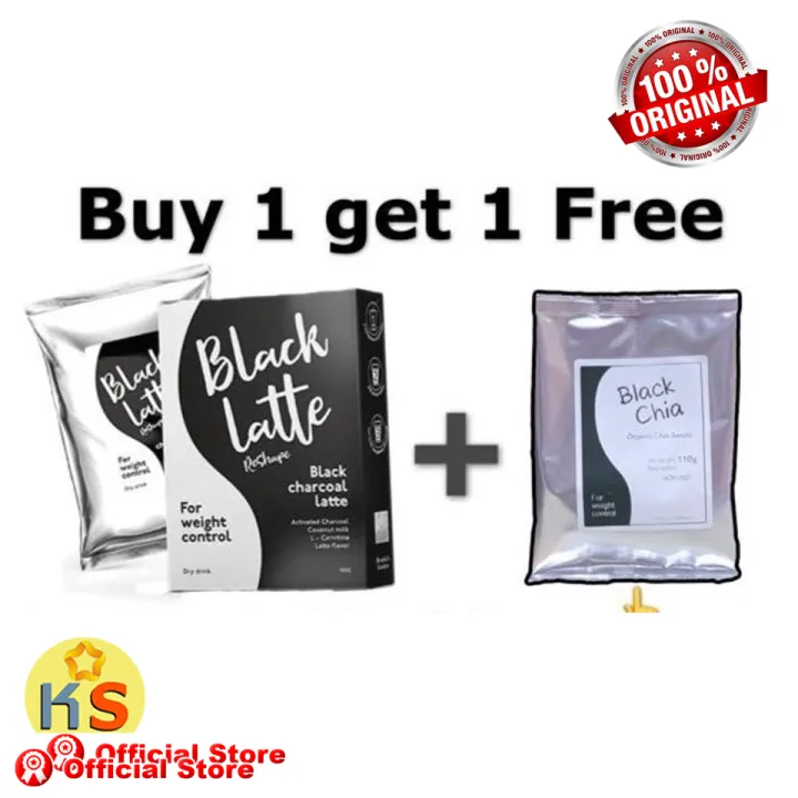Black Latte PROMO BUY 1 GET1 CHIA Seeds (AUTHENTIC)BLACK Latte 100g
