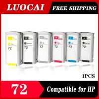 1ชิ้นเต็มรองรับ Luocai หมึก Cartrges สำหรับ HP 72 Designjet T610 T770 T795 T1100 T1120 T1200 T1300เครื่องพิมพ์ T2300สำหรับ HP72