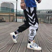 ❧ 2023 New Hip hop Joggers Pants Men Loose Harem Calças de comprimento do tornozelo Sport Streetwear Sweatpants Branco Techwear