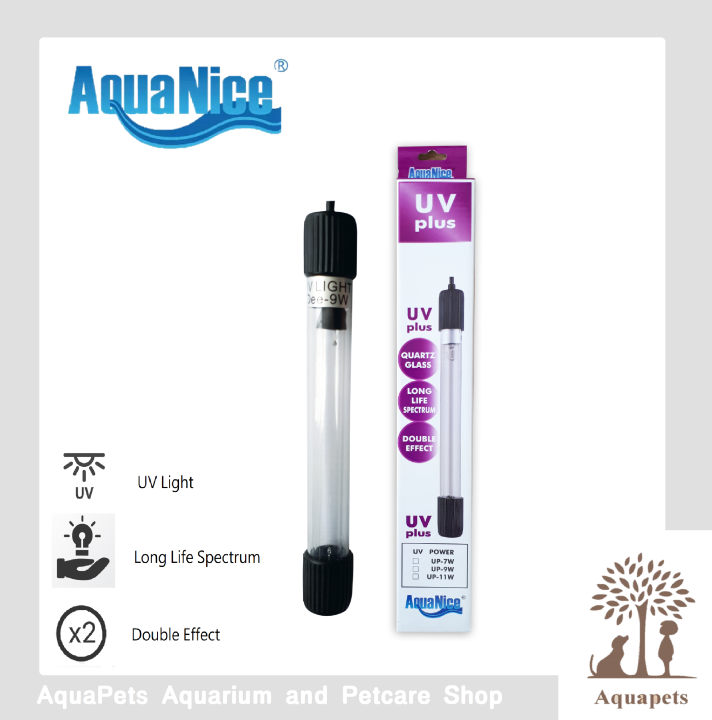 AquaNice Aquarium UV Light / UV PLUS Aquarium Ultra Violet Light (9w) Lazada