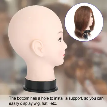 Cosmetology Training Bald Manikin Head,, With Smoothly Mannequin Head, For  Hair Styling For Training For Shop For Makeup With Makeup 