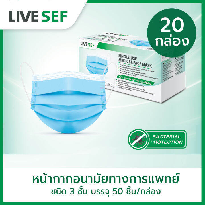 livesef-หน้ากากอนามัย-ยกลัง-20-กล่อง