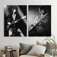 {KUT Department Store} Keith Richards Band Canvas Art โปสเตอร์และ Wall Art Picture พิมพ์ Modern Family Bedroom Decor Posters