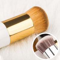 2023 Fashional Chubby Pier Foundation Brush Flat Cream Blush Loose Powder แปรงแต่งหน้า Professional Beauty Cosmetic Supplies