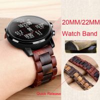 ❇ Wood Wrist Strap For Xiaomi Huami Amazfit GTR 47MM Stratos 3/2/2S Smart Watch Band Replace Straps For Amazfit Bip/Bip S U GTS 2