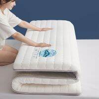 【LZ】 5CM Knitted Cotton Soft Foam Mattress Topper Intercalated latexThickened Sponge Cushion Three-dimensional Folding Mattresses Mat