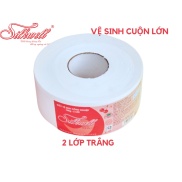 Giấy vệ sinh công nghiệp cuộn lớn 700g Silkwell