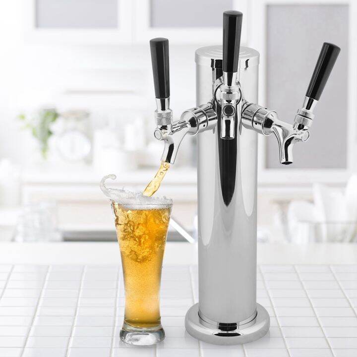 Beer Dispenser Tap Beer Dispenser Stainless Steel Triple Tap 3 Faucets