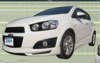 ***งานไม่มีสี***สเกิร์ตหน้ารุ่น  CHEVROLET SONIC(5D) ปี 2012 ทรง AT (V2)