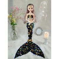 60CM Handmade Mermaid BJD Fashion Royalty Dolls Princess Swim Dresses Doll DIY Baby Born 43cm Ob11 Body Wig Clothes Doll fo Girl