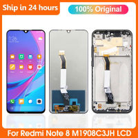 ทดสอบดีสำหรับ Xiaomi R Edmi หมายเหตุ8จอแสดงผล LCD ที่มีกรอบหน้าจอสัมผัส Digitizer สมัชชาเปลี่ยนสำหรับ Note8 M1908C3JH จอแอลซีดี