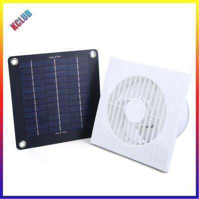 เครื่องสกัดแผงเซลล์แสงอาทิตย์โมโนคริสตัลไลน์พัดลมระบายอากาศ12V 30W เครื่องเป่าไอเสียเสียงรบกวนต่ำสำหรับโรงเรือนหรือตั้งแคมป์