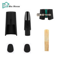 BigHouse Saxophone Mouthpiece Set Tenor Saxophone Mouthpiece With Leather Clip Card Cap Reed Tooth Pad Musical Instrument Parts