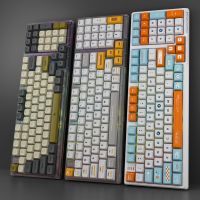 98 Keys K7 pro Bluetooth Wireless 3 Mode Mechanical Keyboard Hot Swap Rgb Backlit Pbt Material Keycaps Computer Accessories