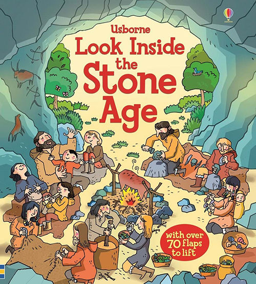 original-english-usborne-look-inside-the-stone-age-look-inside-the-stone-age