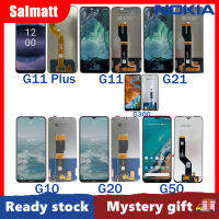 Salmatt หน้าจอจอ LCD แบบดั้งเดิมสำหรับ Nokia G10 G11 G11บวก G20 G21 G50 G60 G300หน้าจอสัมผัสแอลซีดีประกอบจอแสดงผลสำหรับ Nokia G Series พร้อมเครื่องมือซ่อมและกาวฟรี