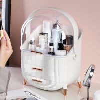 【YD】 Makeup Organizer Storage Large Capacity Dustproof Desktop Drawer Skincare