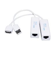 Usb Extender 200 M Dvr มอนิเตอร์ Usb To Rj 45 เครือข่ายสายเดี่ยว