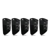 5Pcs KEYDIY NB33 KD Remote Key 3 Button with Chips for Golf 8 for KD900/KD-X2 KD MINI/ URG200 Programmer