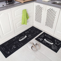 40X60CM+40x120CMSet Long Kitchen Mat Anti-Slip Bathroom Carpet Absorb Water Kitchen Carpet Home Entrance Doormat Bathroom Rugs