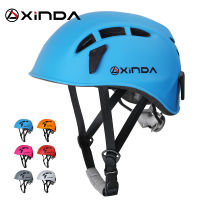 Xinda Outdoor Rock Climbing Downhill Helmet Speleology อุปกรณ์กู้ภัยภูเขาเพื่อขยายหมวกนิรภัยพังหมวกนิรภัย