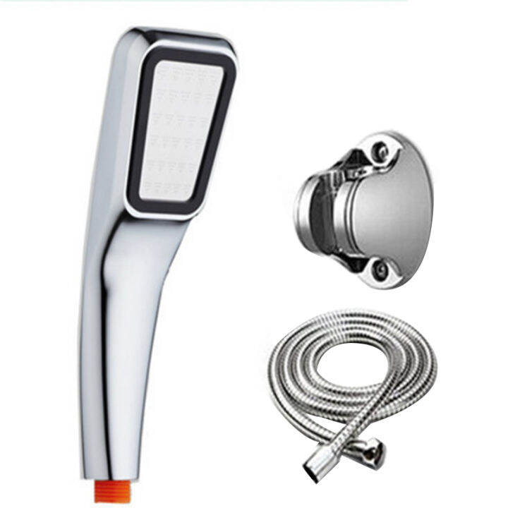 Image showcasing 300 Holes High Pressure Rainfall Shower Head Handheld Water Saving Bath ...