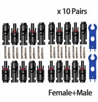 [HOT] 2/3/4 IN 1 Y Branch Connector 2/3/4/5/6 To 1 Branch parallel Male and Female Solar PV Connectors Crimping Stripping Pliers Tools