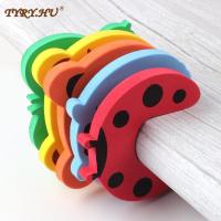 【LZ】 5Pcs/Lot Protection Baby Safety EVA C Shape Door Stopper Cute Animal Security Baby Card Lock Newborn Care Child Finger Protector