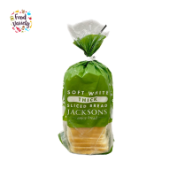 Jack Sons Soft White Thick Sliced Bread 800g แจ๊คสัน ขนมปัง แผ่นหนานุ่ม สีขาว 800 กรัม