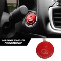 NEW 1PC Red Car Push Start Button Cover Interior Decoration Auto Start Engine Button Start Stop Ignition