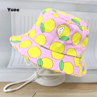 KIDS Baby fruits Sun Hat UPF 50 + Series หมวกชาวประมง 3-8y