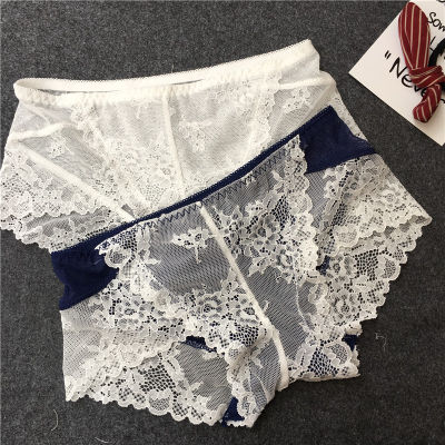 [พร้อมส่ง] MNO.9 Fashion Sexy Lace HIpster Underwear กางเกงใน ลายลูกไม้ เซ็กซี่ มีแผนลองซับใน กางเกงในหญิง กางเกงในผู้หญิง เสื้อชั้นในผญ กางเกงในลูกไม้ ผ้าลูกไม้