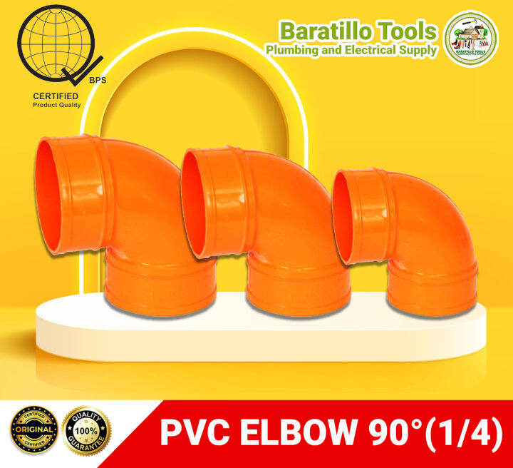 Original Pvc Orange Elbow Lazada Ph