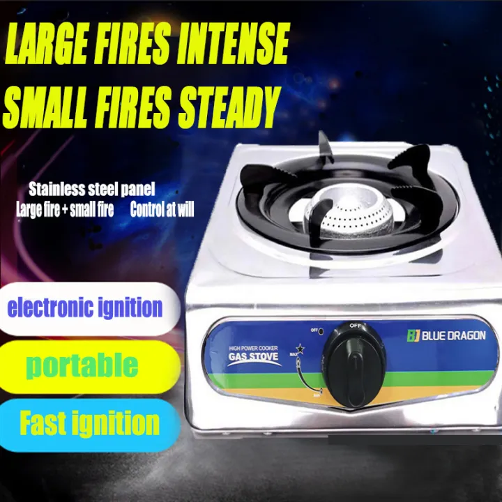 Single burner gas stove Heavy duty stainless steel body gas stove quick
