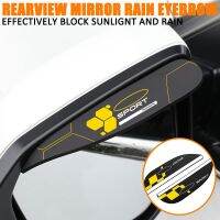 【CW】 2pcs Car side Mirror waterproof Eyebrow Rear View Side Protector for Renault Sport