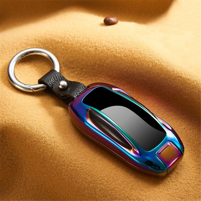 zzooi-car-shape-keychain-lighter-windproof-plasma-dual-arc-electronic-usb-portable-charging-lighter-creative-roadster-men-smoking-gift