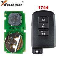 Xhorse XM Smart Key XSTO00EN PCB สำหรับ Toyota รองรับการผลิตใหม่ด้วย Xhorse XM กล่องใส่สมาร์ทคีย์1744 3ปุ่ม