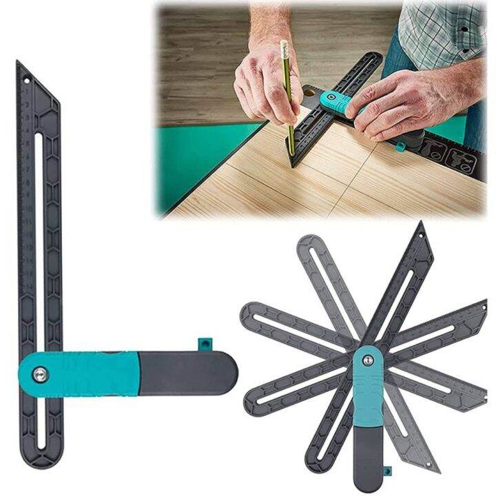 DAVISPO Adjustable Marking Gauge Protractor Tool Goniometer Angular
