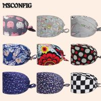 Low Price Promotion Cotton Ladies nursing Cap Dentist Cap Surgical Cap Adjustable Beauty Salon Laboratory Pet Shop Scrub Cap