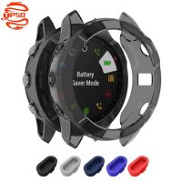 ❧┅ Case Cover for Garmin Fenix 6 6S 6X Sapphire Case Protector TPU Protective Case Frame for 6 Pro 6S Pro 6X Pro Watch