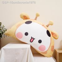 ♙ชุด15smilevonla1976 Kawaii Mitao Gato Boneca De Pelúcia Bonito Pêssego Plushie Yier Bubu Almofada Cabeceira Algodão Recheada Macia Brinquedo Infantil Presee